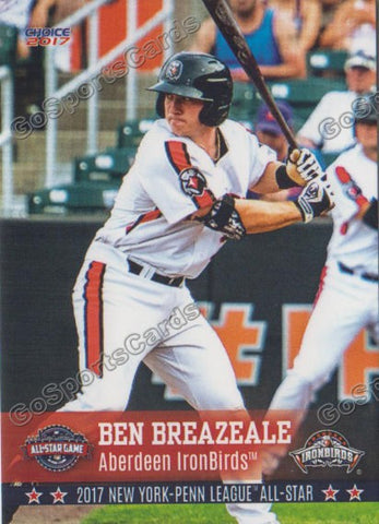 2017 New York Penn League All Star NYPL S Ben Breazeale