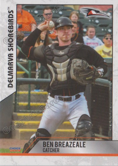 2019 Delmarva Shorebirds Ben Breazeale