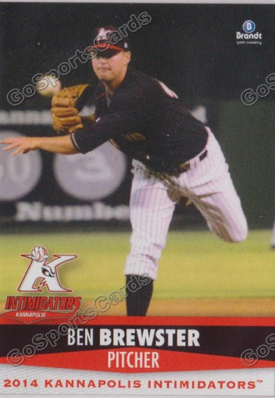 2014 Kannapolis Intimidators Ben Brewster