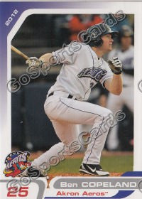 2012 Akron Aeros Ben Copeland
