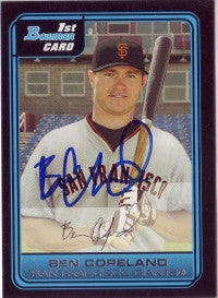 Ben Copeland 2006 Bowman #5 (Autograph)