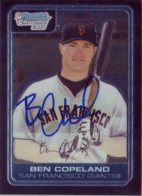 Ben Copeland 2006 Bowman Chrome #5 (Autograph)