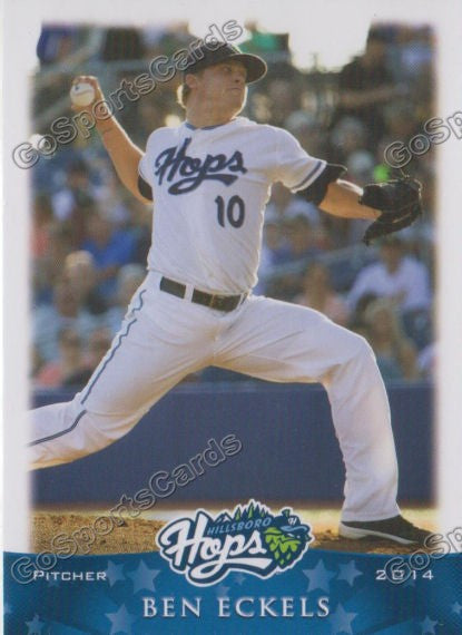 2014 Hillsboro Hops Ben Eckels