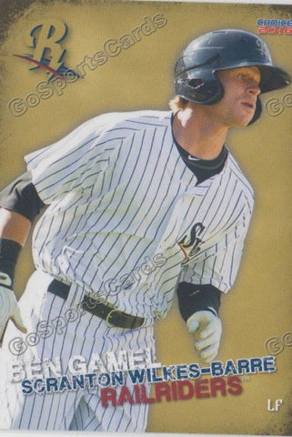 2016 Scranton Wilkes Barre RailRiders Ben Gamel