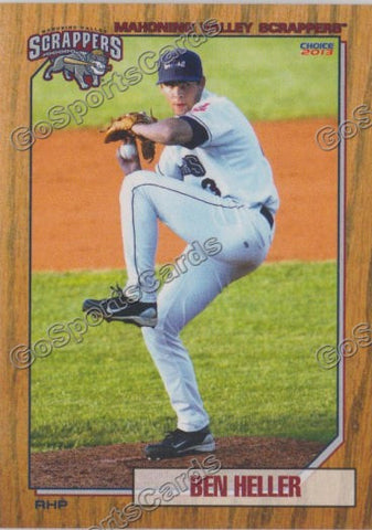 2013 Mahoning Valley Scrappers Ben Heller