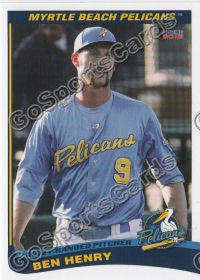 2012 Myrtle Beach Pelicans Ben Henry