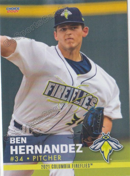 2021 Columbia Fireflies Ben Hernandez