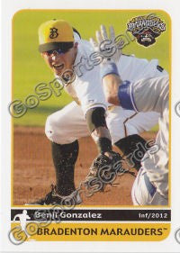2012 Bradenton Marauders Benji Gonzalez