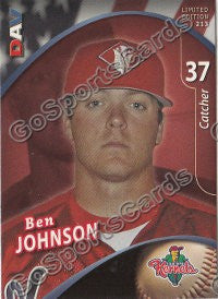 2009 Cedar Rapids Kernels DAV Ben Johnson