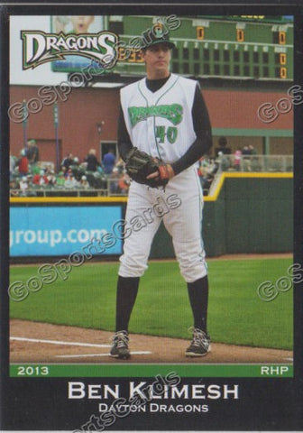 2013 Dayton Dragons Ben Klimesh