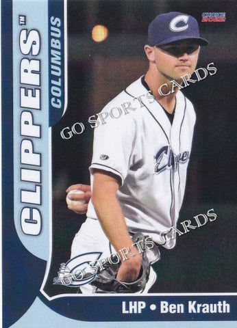 2022 Columbus Clippers Ben Krauth