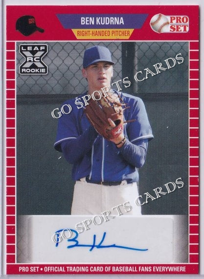 2021 Leaf Pro Set PS-BK1 Ben Kudrna XRC Autograph