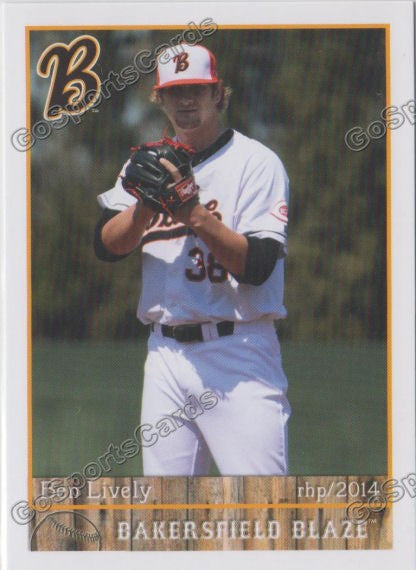 2014 Bakersfield Blaze Ben Lively