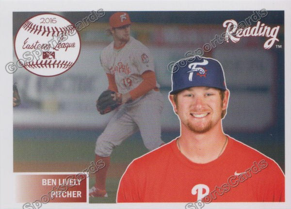 2016 Reading Fightin Phils Top Prospect 11 Ben Lively