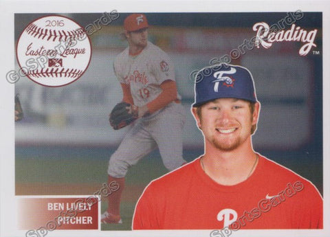 2016 Reading Fightin Phils Top Prospect 11 Ben Lively