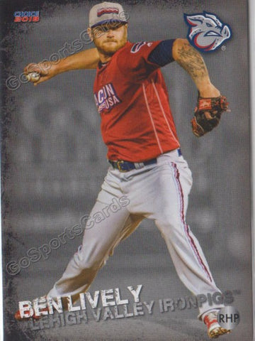 2018 Lehigh Valley IronPigs Ben Lively