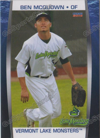 2014 Vermont Lake Monsters Ben McQuown