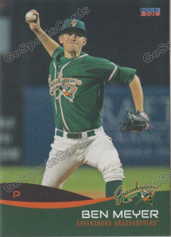 2016 Greensboro Grasshoppers Ben Meyer