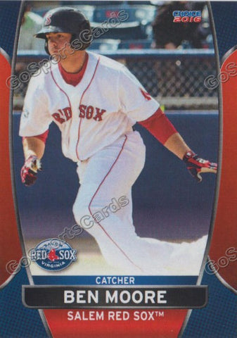 2016 Salem Red Sox Ben Moore