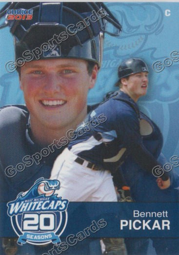 2013 West Michigan Whitecaps Bennett Pickar
