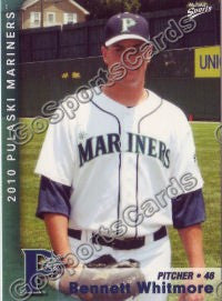 2010 Pulaski Mariners Bennett Whitmore