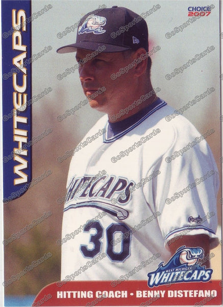 2007 West Michigan WhiteCaps Benny Distefano
