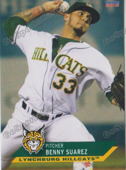 2015 Lynchburg Hillcats Benny Suarez