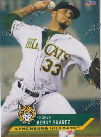 2015 Lynchburg Hillcats Benny Suarez