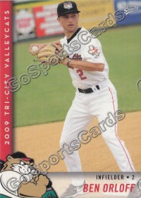 2009 Tri City ValleyCats Ben Orloff