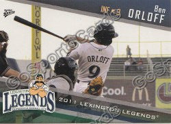 2011 Lexington Legends Ben Orloff