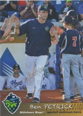 2016 Hillsboro Hops Ben Petrick