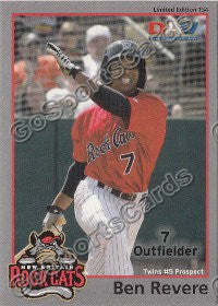 2010 New Britain Rock Cats DAV #154 Ben Revere
