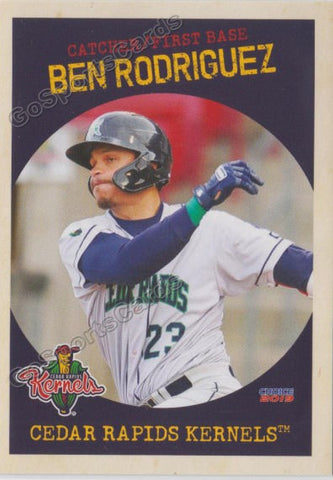 2019 Cedar Rapids Kernels Ben Rodriguez