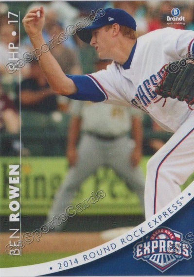 2014 Round Rock Express Ben Rowen
