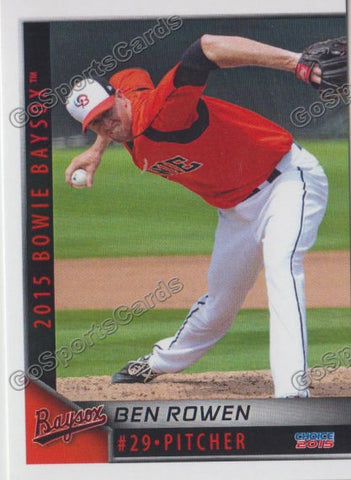 2015 Bowie Baysox Ben Rowen