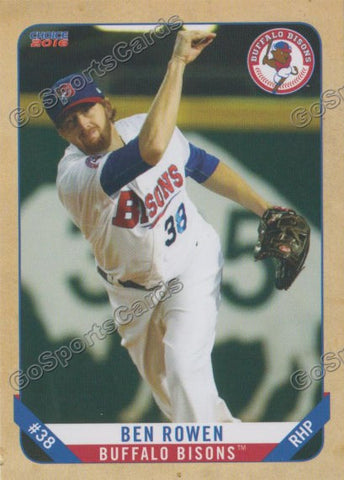 2016 Buffalo Bisons Ben Rowen