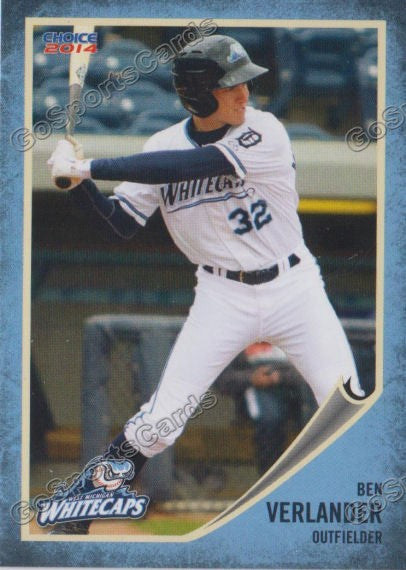 2014 West Michigan Whitecaps Ben Verlander