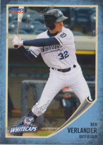 2014 West Michigan Whitecaps Ben Verlander