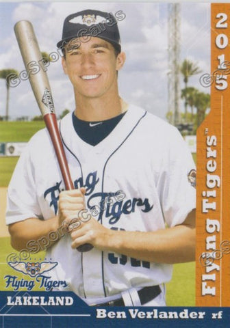 2015 Lakeland Flying Tigers Ben Verlander