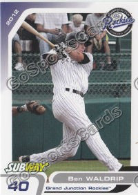 2012 Grand Junction Rockies Ben Waldrip