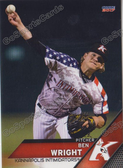 2017 Kannapolis Intimidators Ben Wright