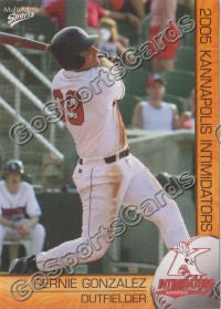 2005 Kannapolis Intimidators Bernie Gonzalez