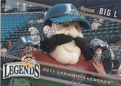 2011 Lexington Legends Big L Mascot