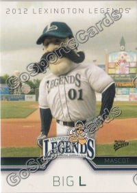 2012 Lexington Legends Big L Mascot