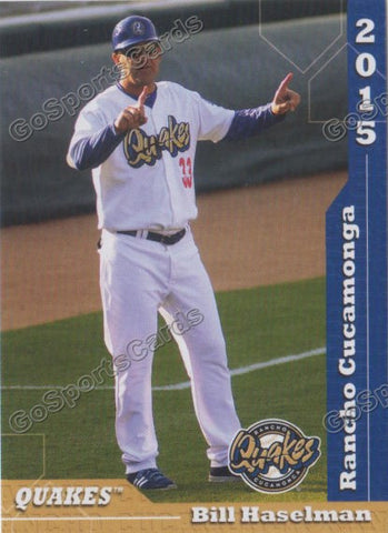 2015 Rancho Cucamonga Quakes Bill Haselman