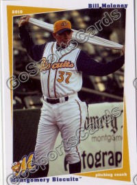 2010 Montgomery Biscuits Bill Moloney