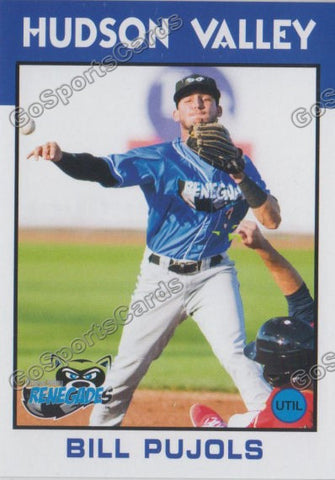 2016 Hudson Valley Renegades Bill Pujols
