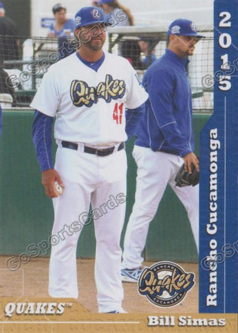 2015 Rancho Cucamonga Quakes Bill Simas