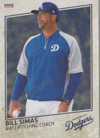2018 Oklahoma City Dodgers Bill Simas