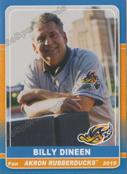 2019 Akron Rubberducks Billy Dineen